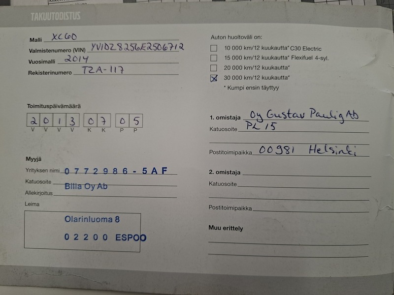 Volvo XC60 vaihtoauto