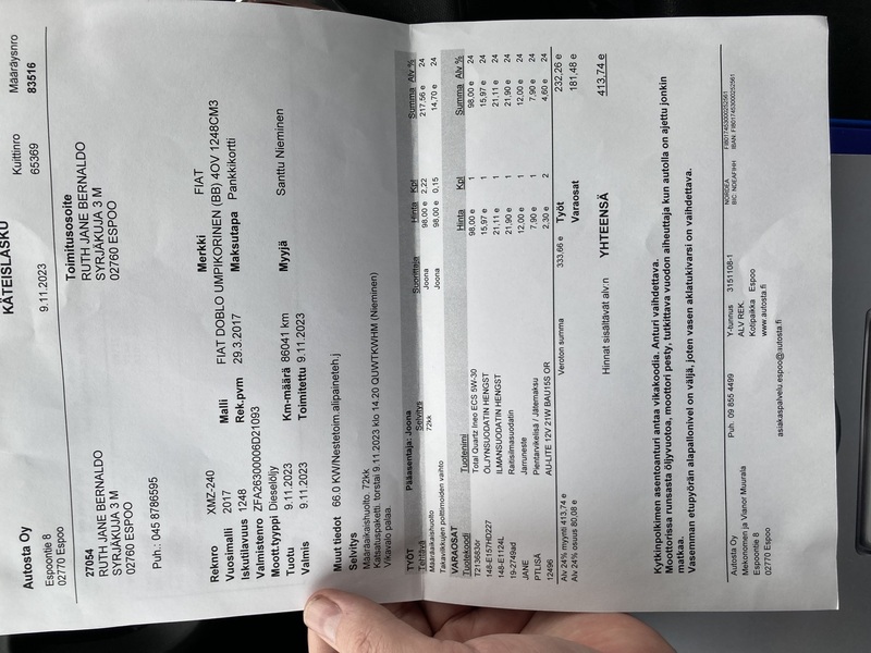 Fiat Doblò vaihtoauto
