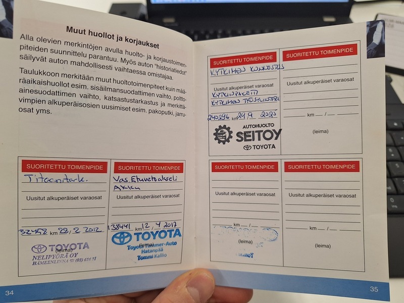 Toyota Corolla vaihtoauto