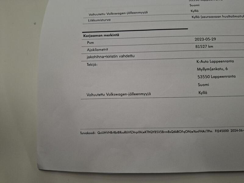 Volkswagen Passat vaihtoauto