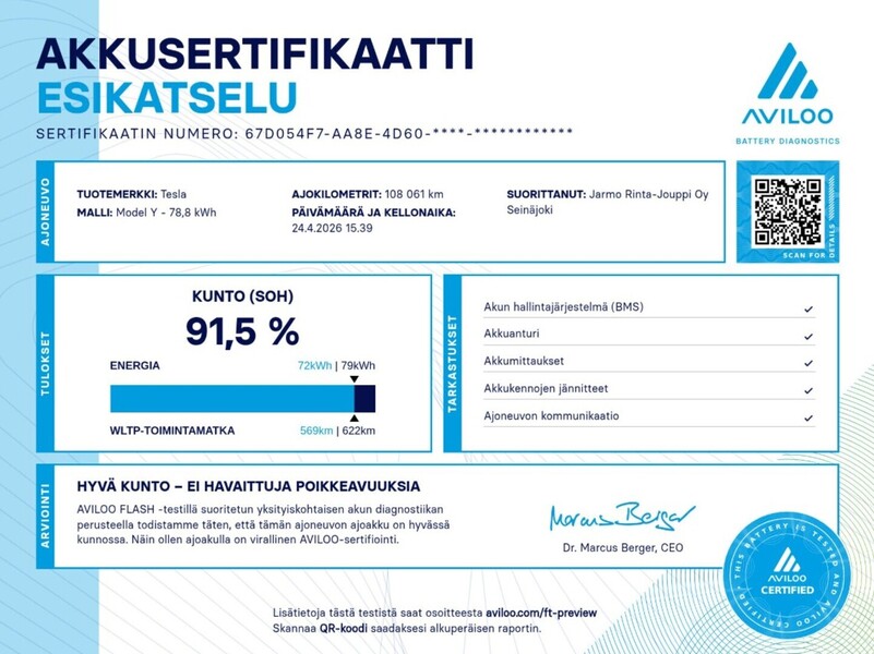 Tesla Model Y vaihtoauto