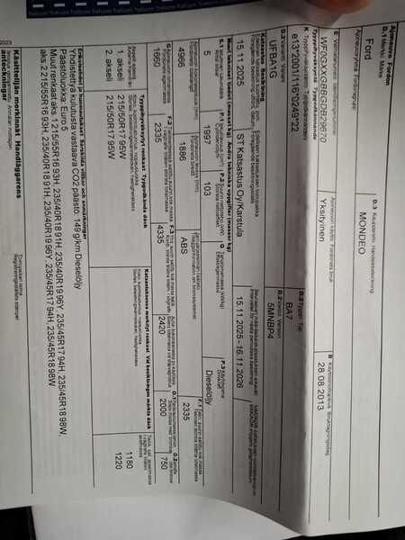 Ford Mondeo vaihtoauto