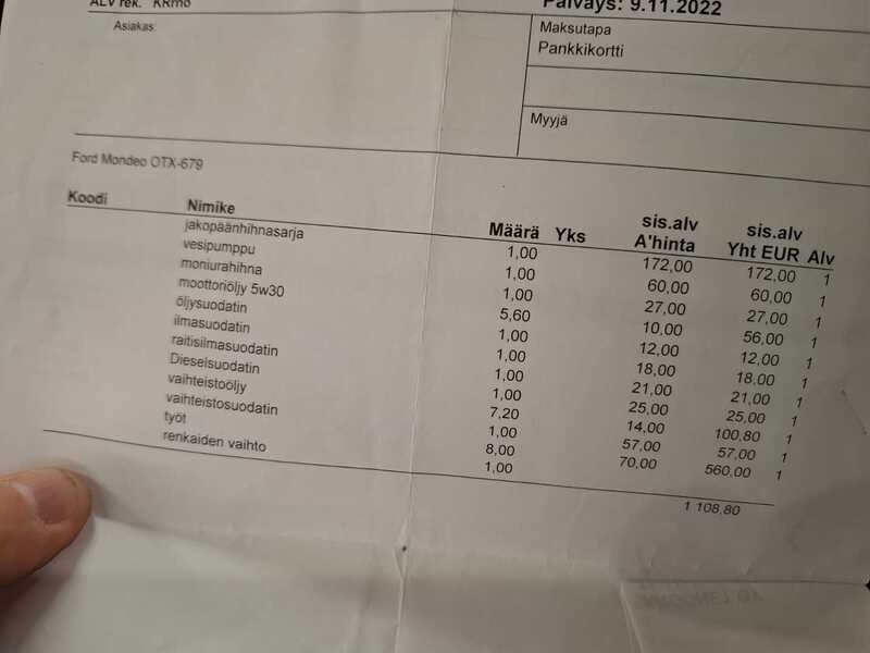 Ford Mondeo vaihtoauto