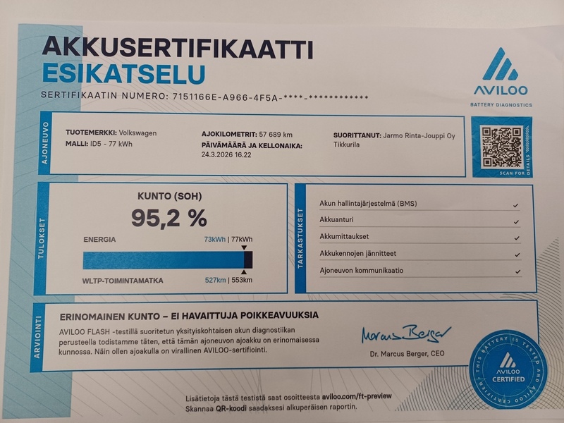 Volkswagen ID.5 vaihtoauto