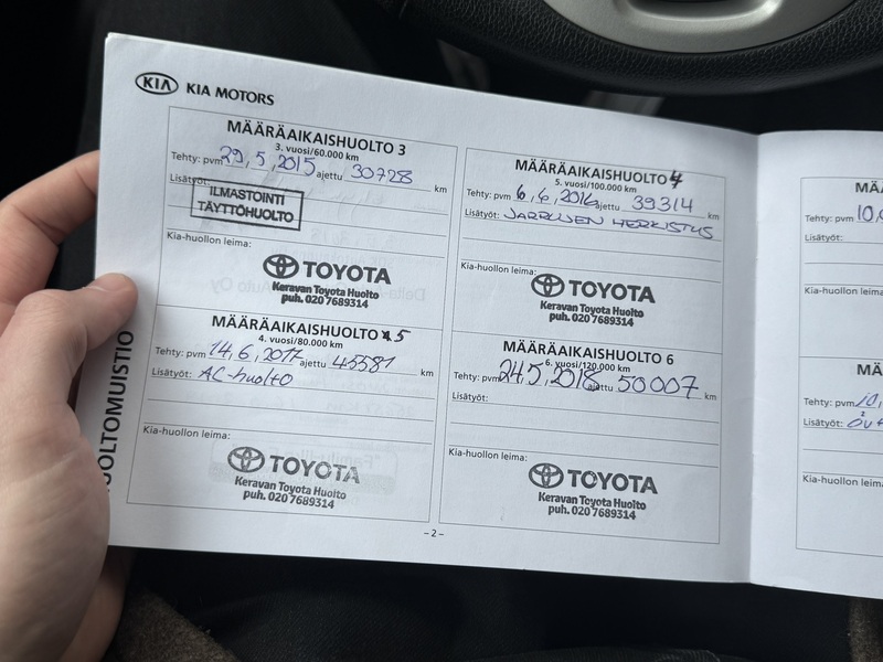 Kia Venga vaihtoauto