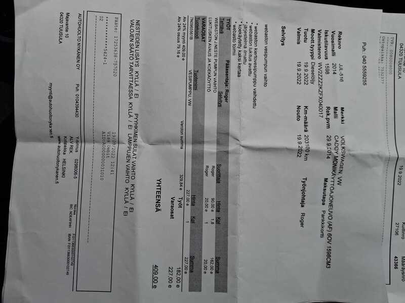 Volkswagen Caddy Maxi vaihtoauto