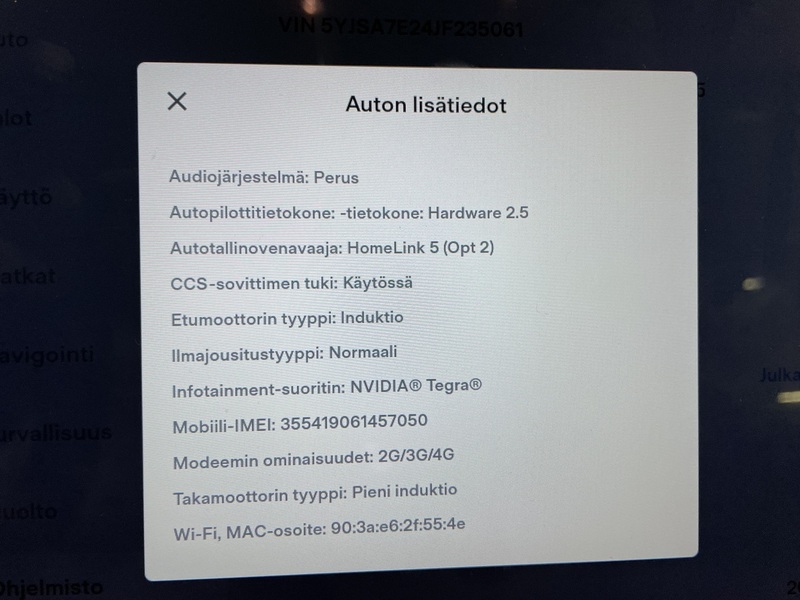 Tesla Model S vaihtoauto