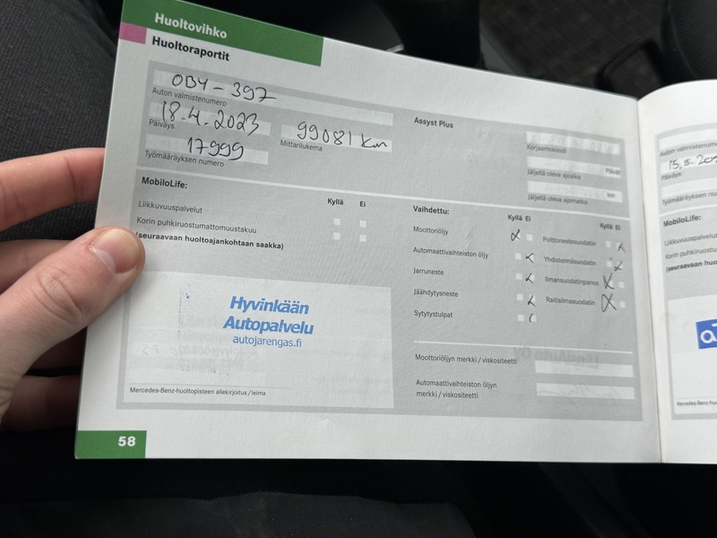 Mercedes-Benz A vaihtoauto