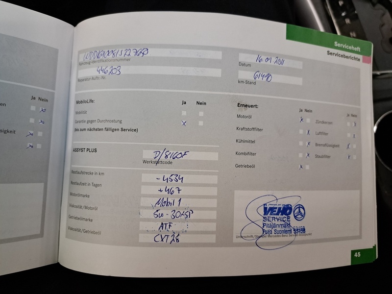 Mercedes-Benz A vaihtoauto