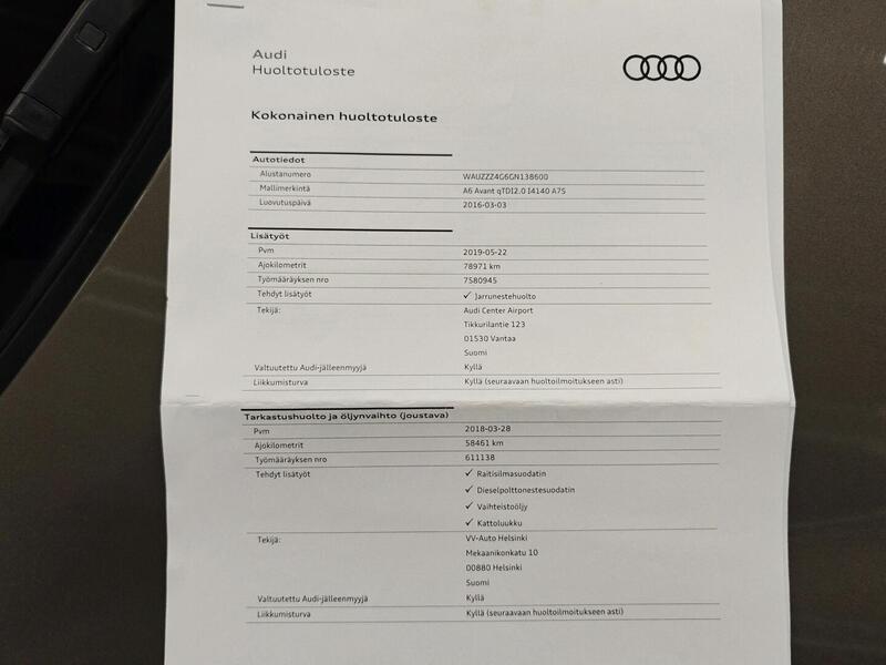 Audi A6 vaihtoauto