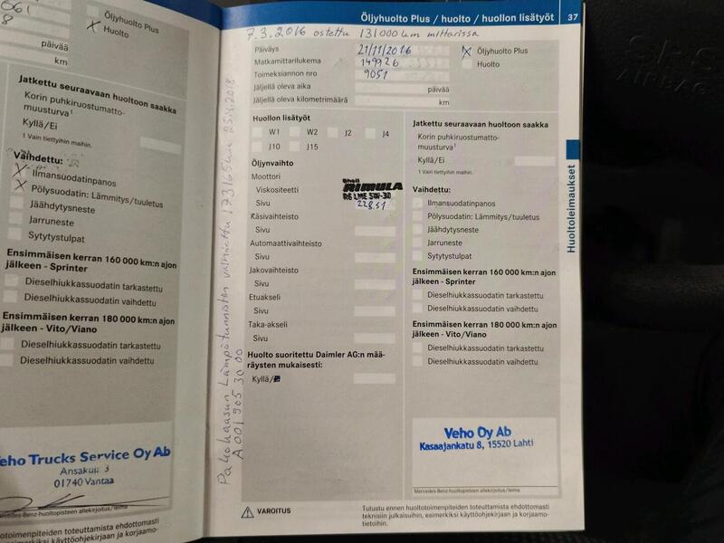 Mercedes-Benz Sprinter vaihtoauto