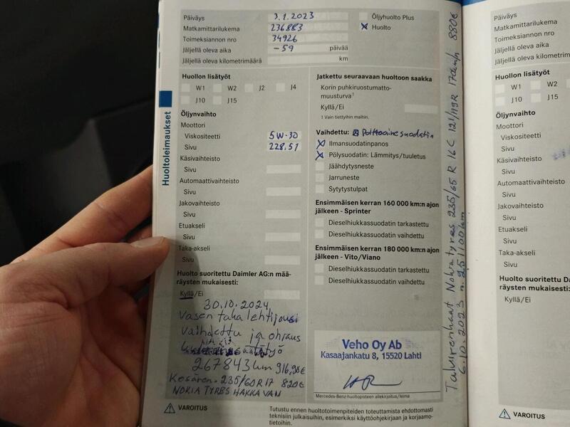 Mercedes-Benz Sprinter vaihtoauto