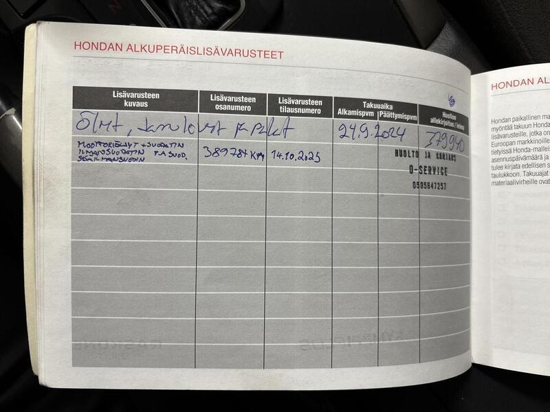 Honda Accord vaihtoauto