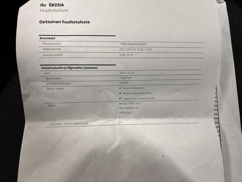 Skoda Octavia vaihtoauto