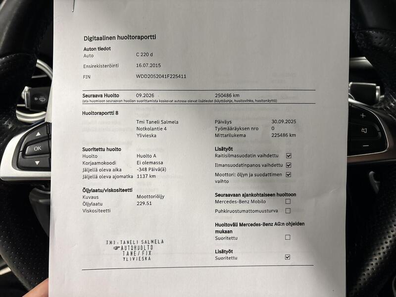 Mercedes-Benz C vaihtoauto