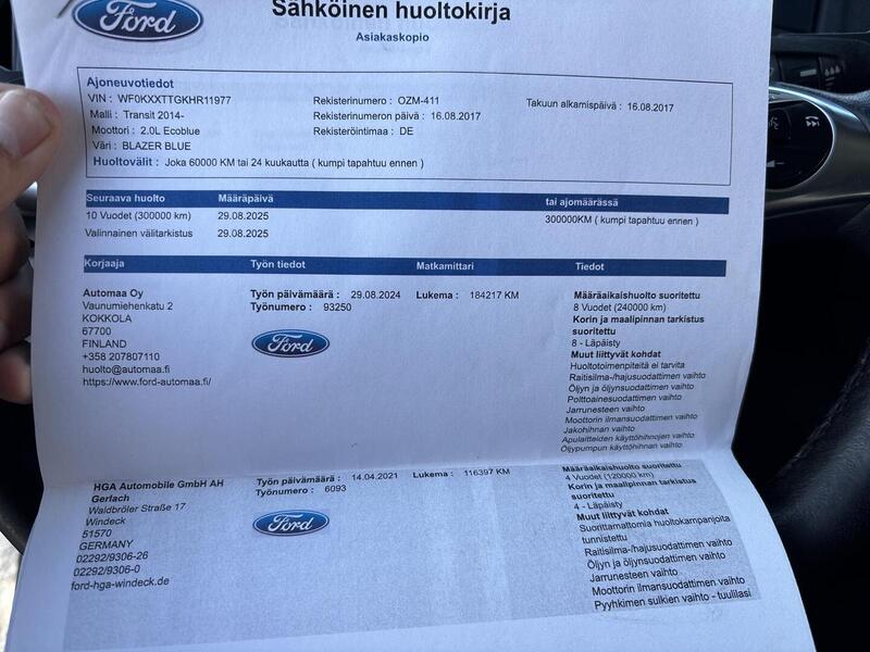 Ford Transit vaihtoauto