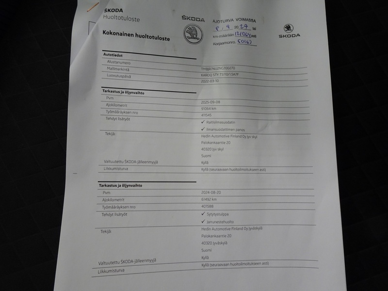 Skoda Karoq vaihtoauto