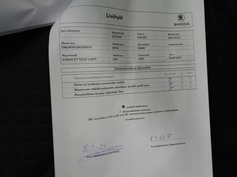 Skoda Karoq vaihtoauto