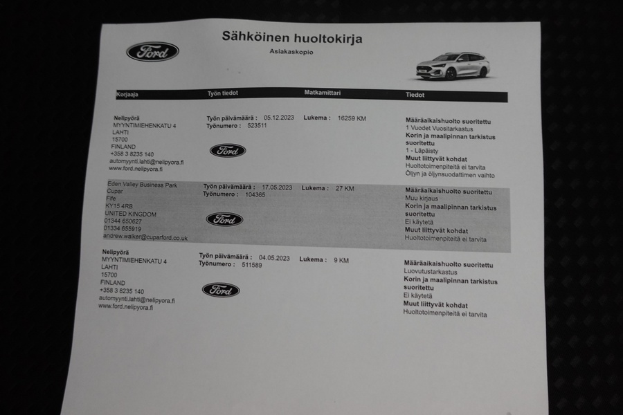 Ford Focus vaihtoauto