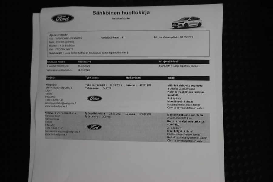 Ford Focus vaihtoauto