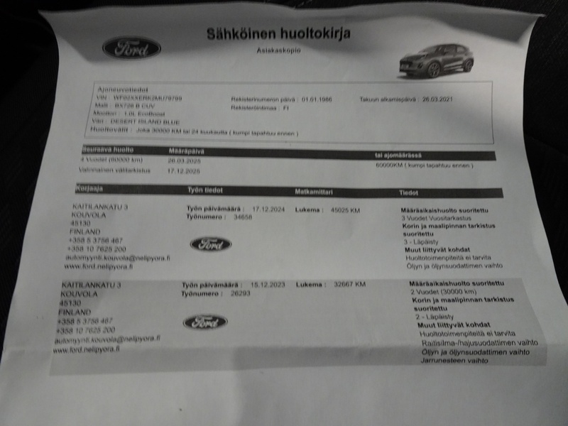 Ford Puma vaihtoauto
