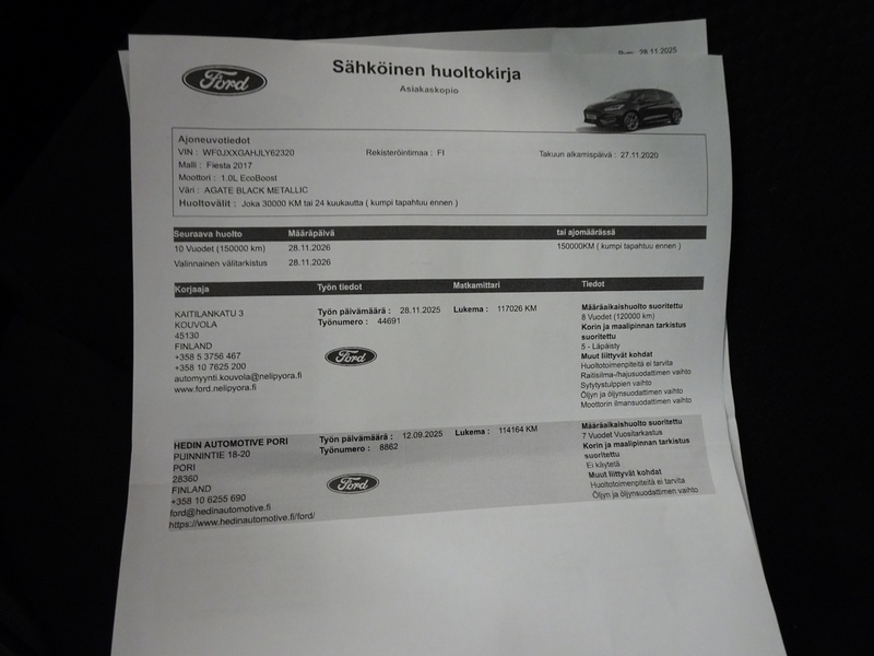 Ford Fiesta vaihtoauto