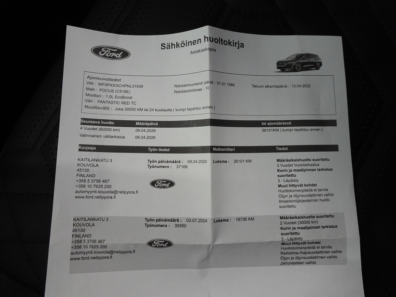 Ford Focus vaihtoauto