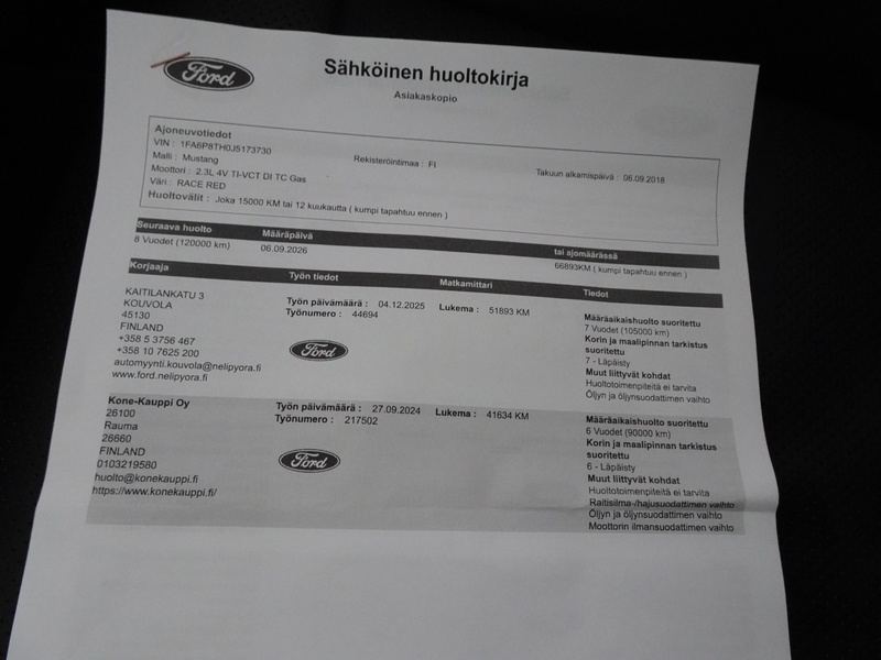 Ford USA Mustang vaihtoauto