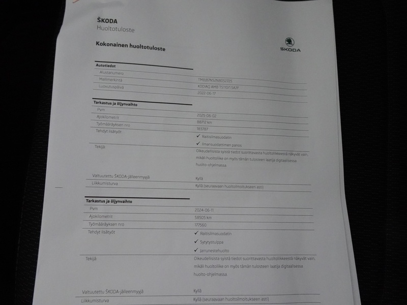 Skoda Kodiaq vaihtoauto