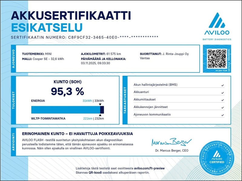 Mini Cooper vaihtoauto