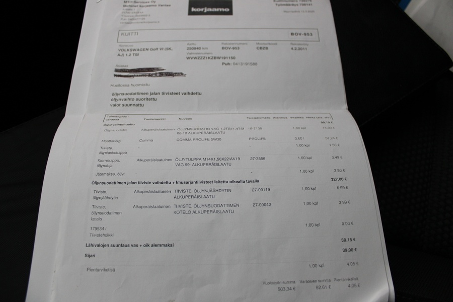 Volkswagen Golf vaihtoauto