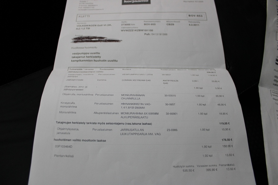 Volkswagen Golf vaihtoauto