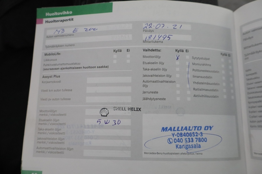 Mercedes-Benz E vaihtoauto