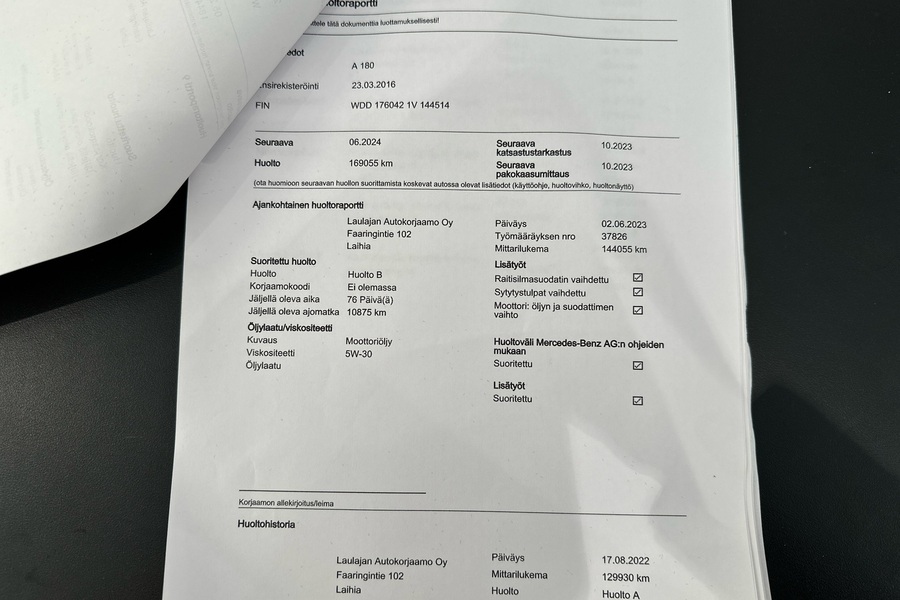 Mercedes-Benz A vaihtoauto