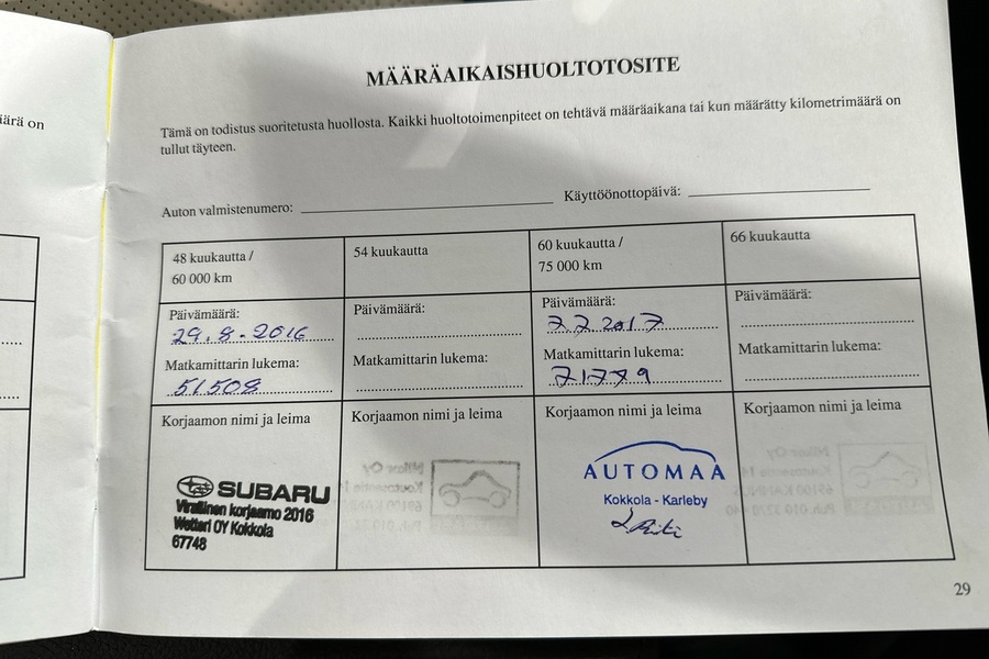 Subaru Outback vaihtoauto