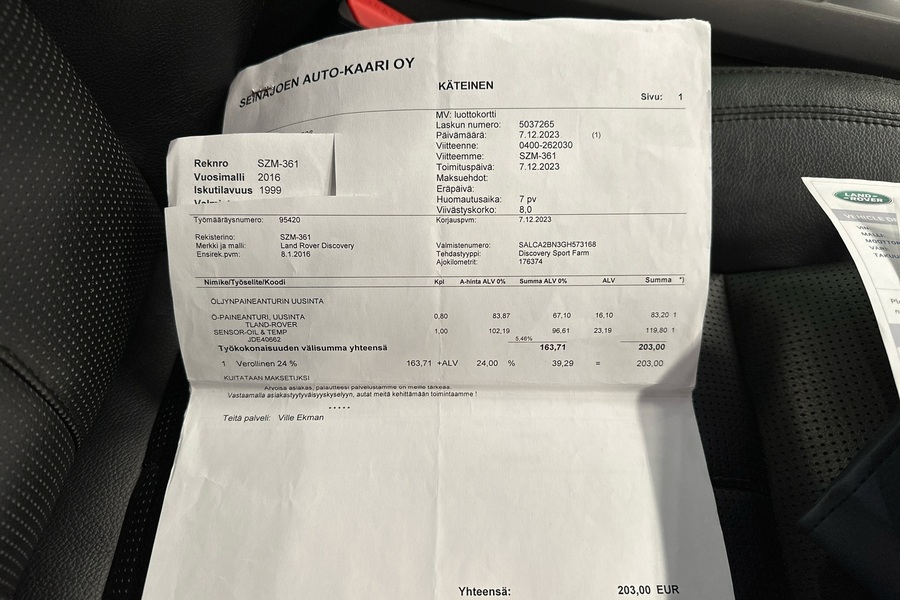 Land Rover Discovery Sport vaihtoauto