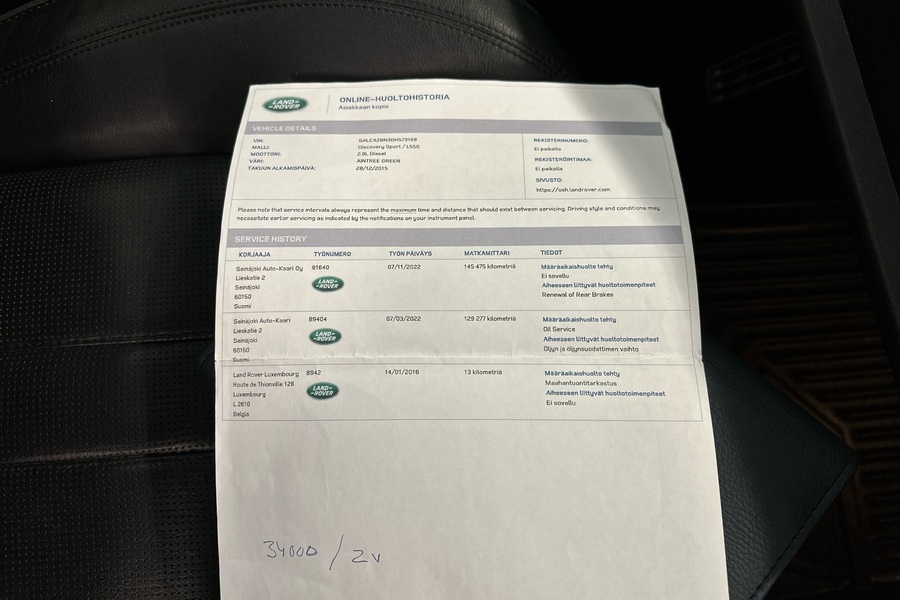 Land Rover Discovery Sport vaihtoauto