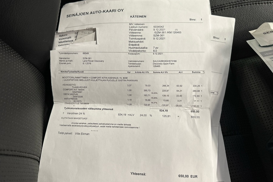 Land Rover Discovery Sport vaihtoauto