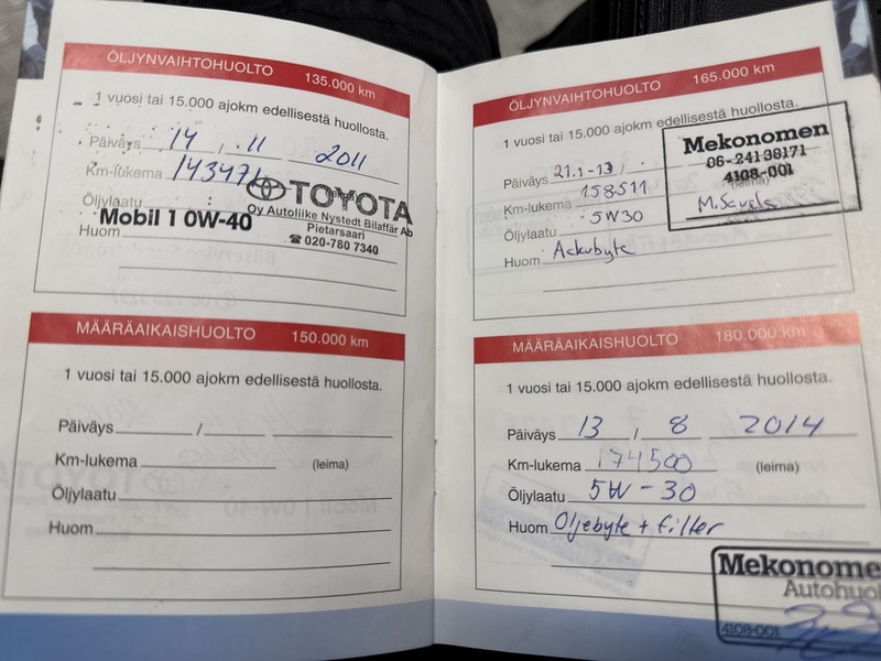 Toyota Corolla vaihtoauto