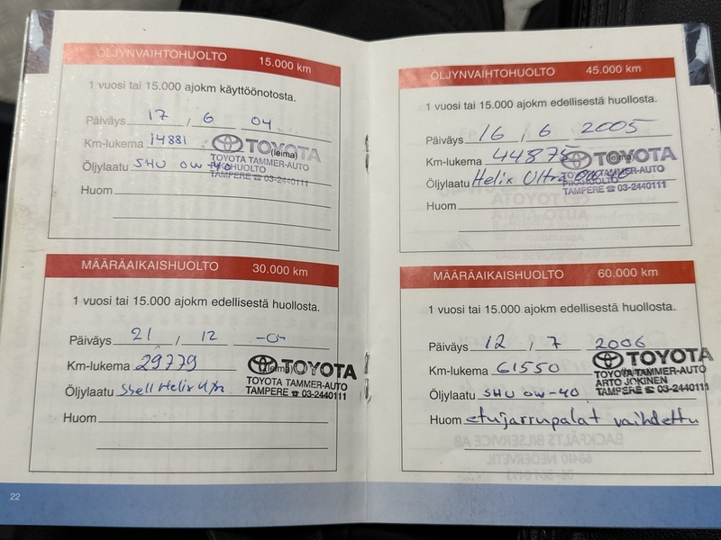 Toyota Corolla vaihtoauto