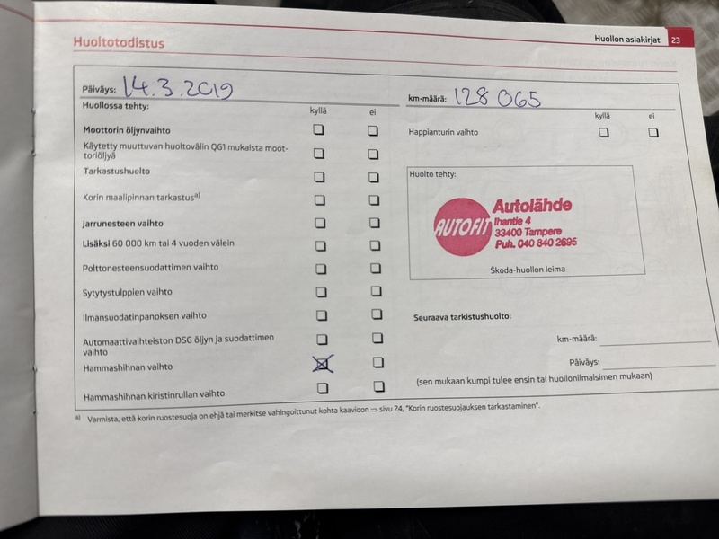 Skoda Octavia vaihtoauto