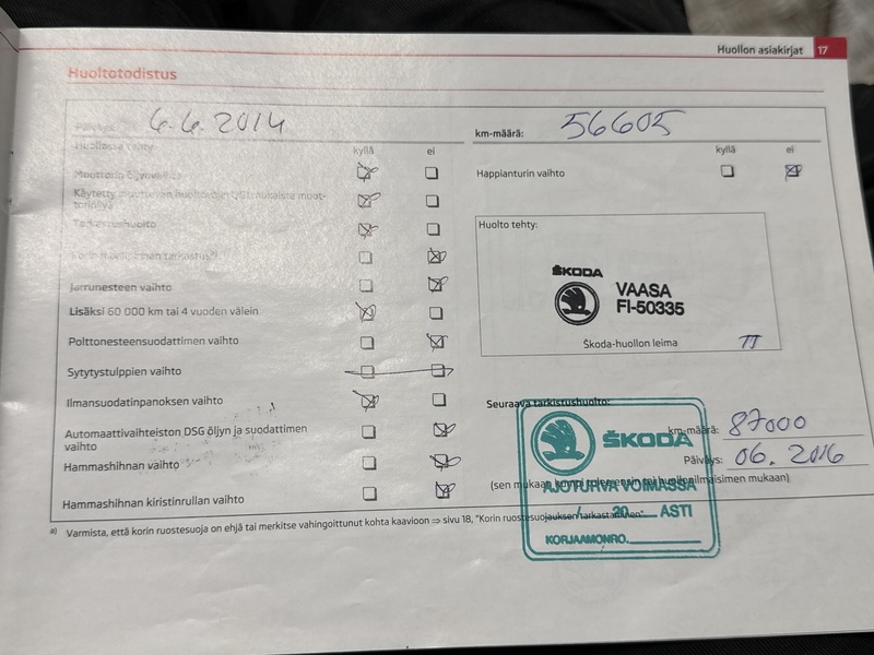 Skoda Octavia vaihtoauto