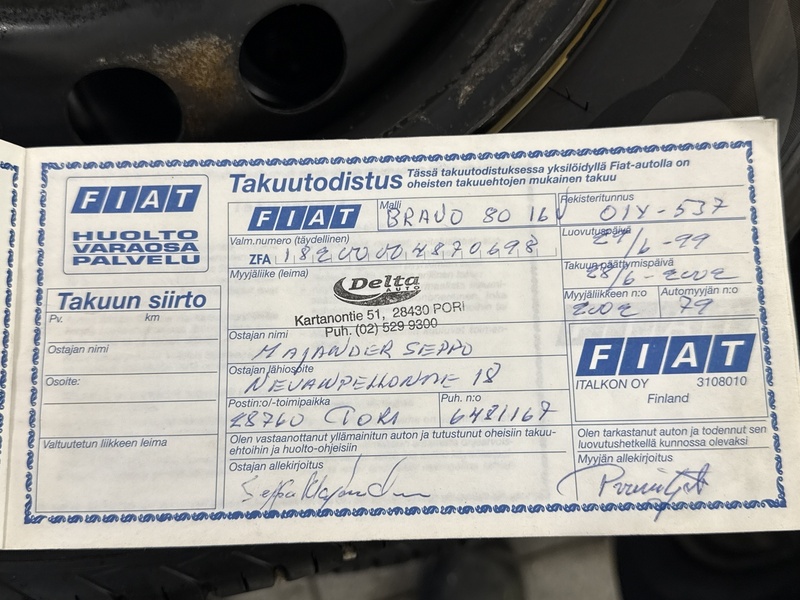 Fiat Brava vaihtoauto