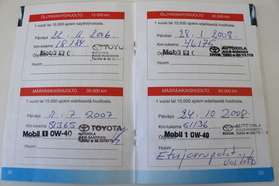 Toyota Avensis vaihtoauto