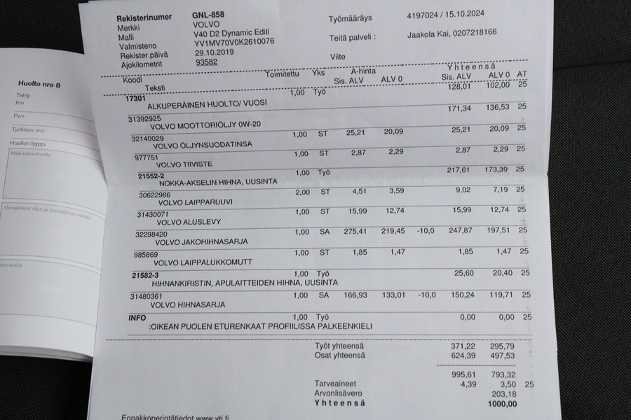 Volvo V40 vaihtoauto