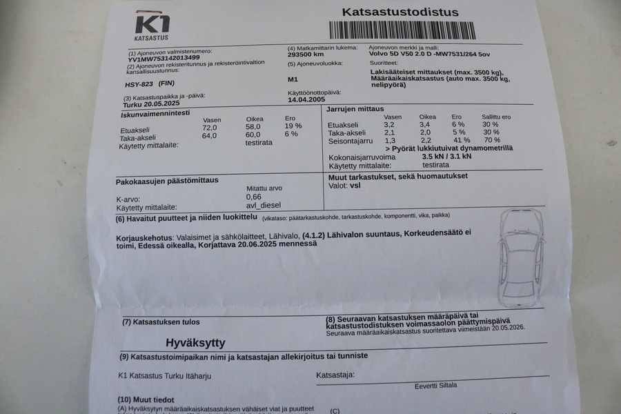 Volvo V50 vaihtoauto