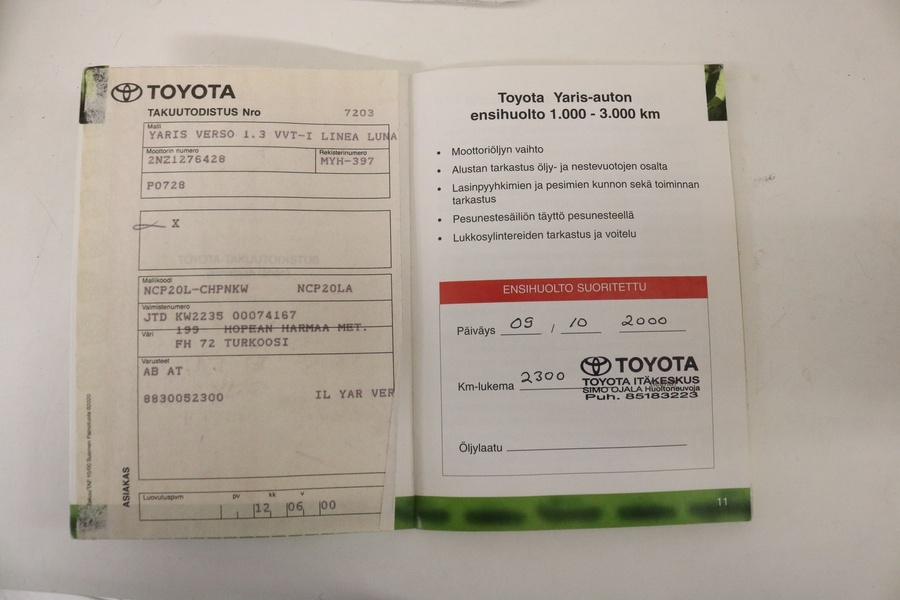 Toyota Yaris vaihtoauto