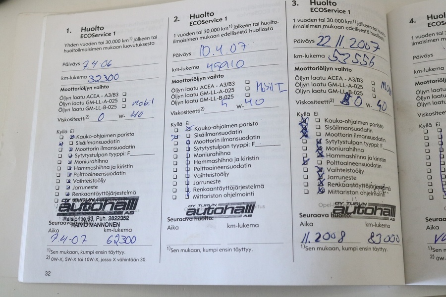 Opel Zafira vaihtoauto