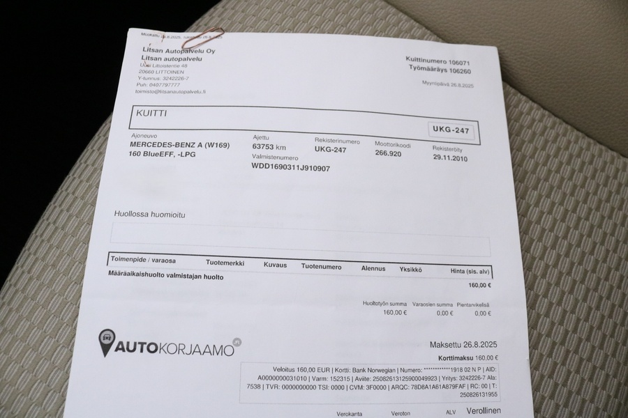 Mercedes-Benz A vaihtoauto