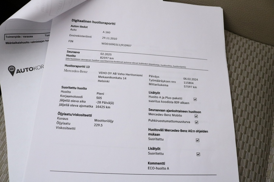 Mercedes-Benz A vaihtoauto